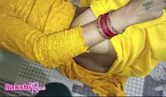 Desi village bhabi Dever Fucked hairy pussy, Hindi dirty talk
