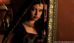 Horny Brunette Girl From India Playing With Her Perfect Body