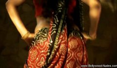 Indian Brunette Dance Gracefully